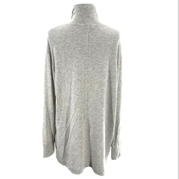 Athleta Pranayama Restore Wrap light heather gray sz L - Picture 5 of 9